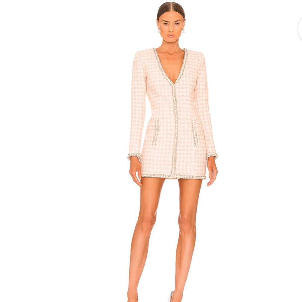 REVOLVE Bridgette Mini Dress in Pink Dress in Pink Check in size small